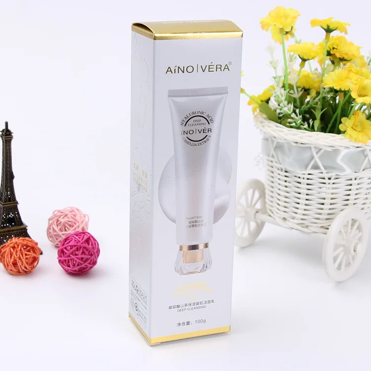 Folding Skin Lotion Cream Skin Care Makeup Lipsticks Cosmetic Packaging Paper Boxes Custom Printed Cardboard Paper 2022.3.25