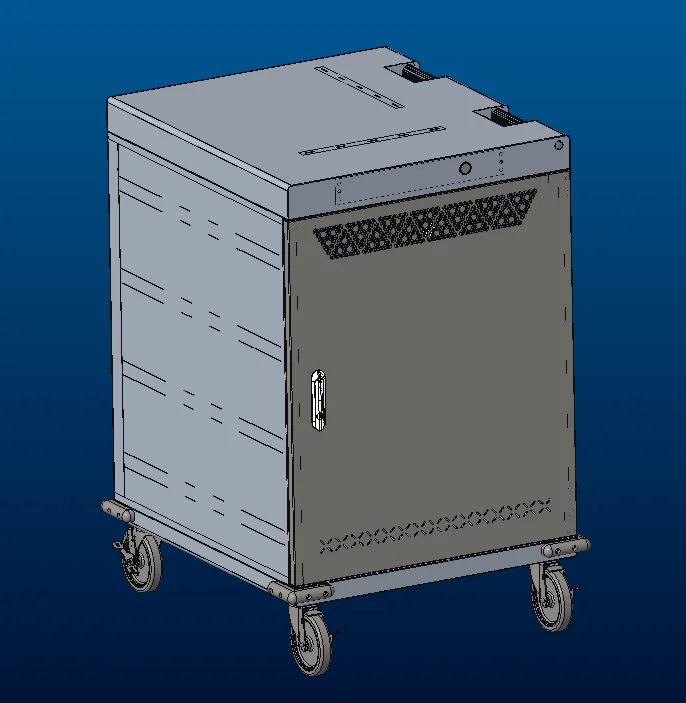 Manufacturer Supplier VR Charge Cabinet Box Cart Suitcase OEM Customized Accept