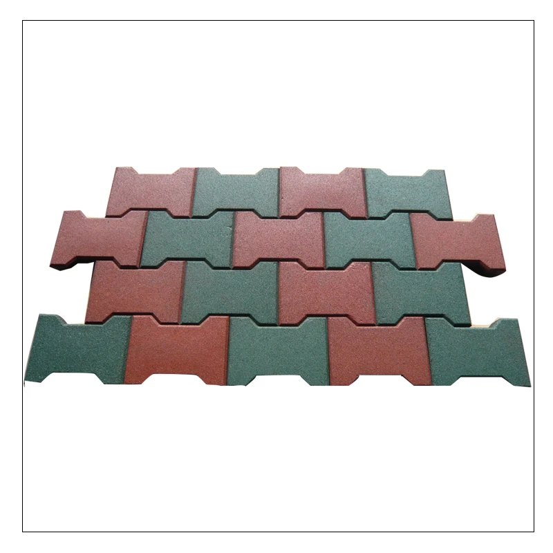 
professional low price dog bone shape rubber gym floors for pavers 