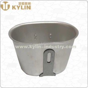 1L oliver green travel canteen with aluminum mug and green bag