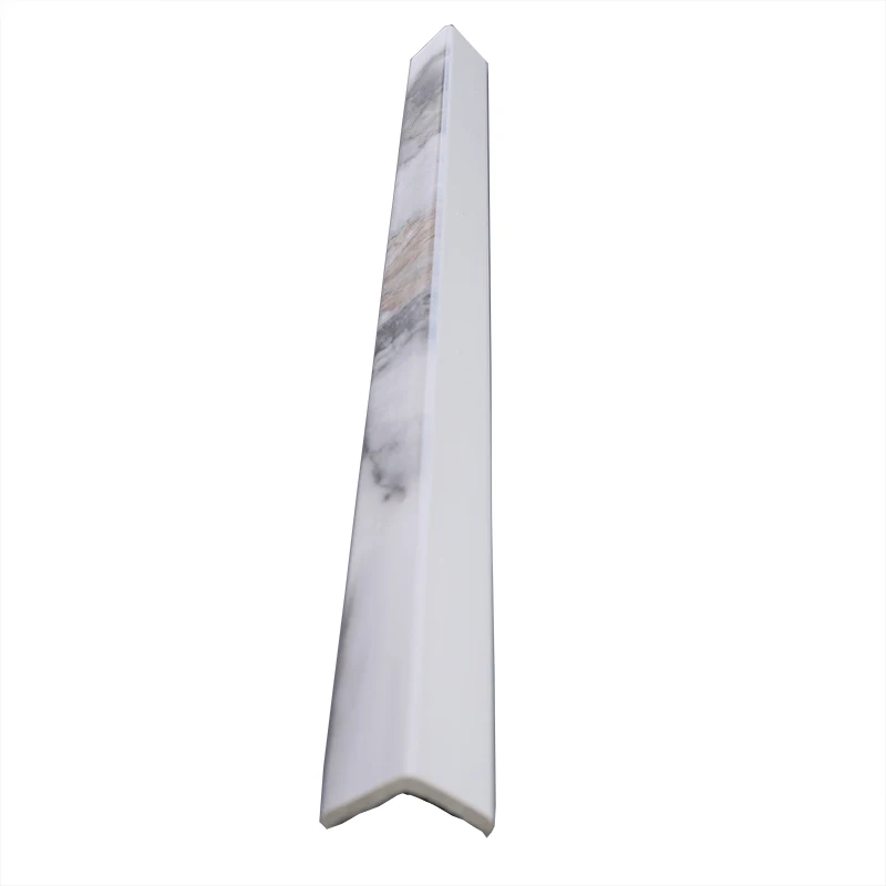 L-Shape Trim Strip Wall Panel Decoration PS Corner Moulding Profile Wall Profil Corner Guard Deco Mold