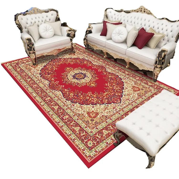 100% polyester chenille  Machine made Printed persian carpet  prices