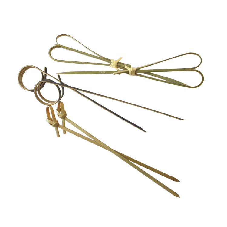 Eco Friendly Barbecue Square Incense Bamboo skewer Sticks Customization for Barbecue