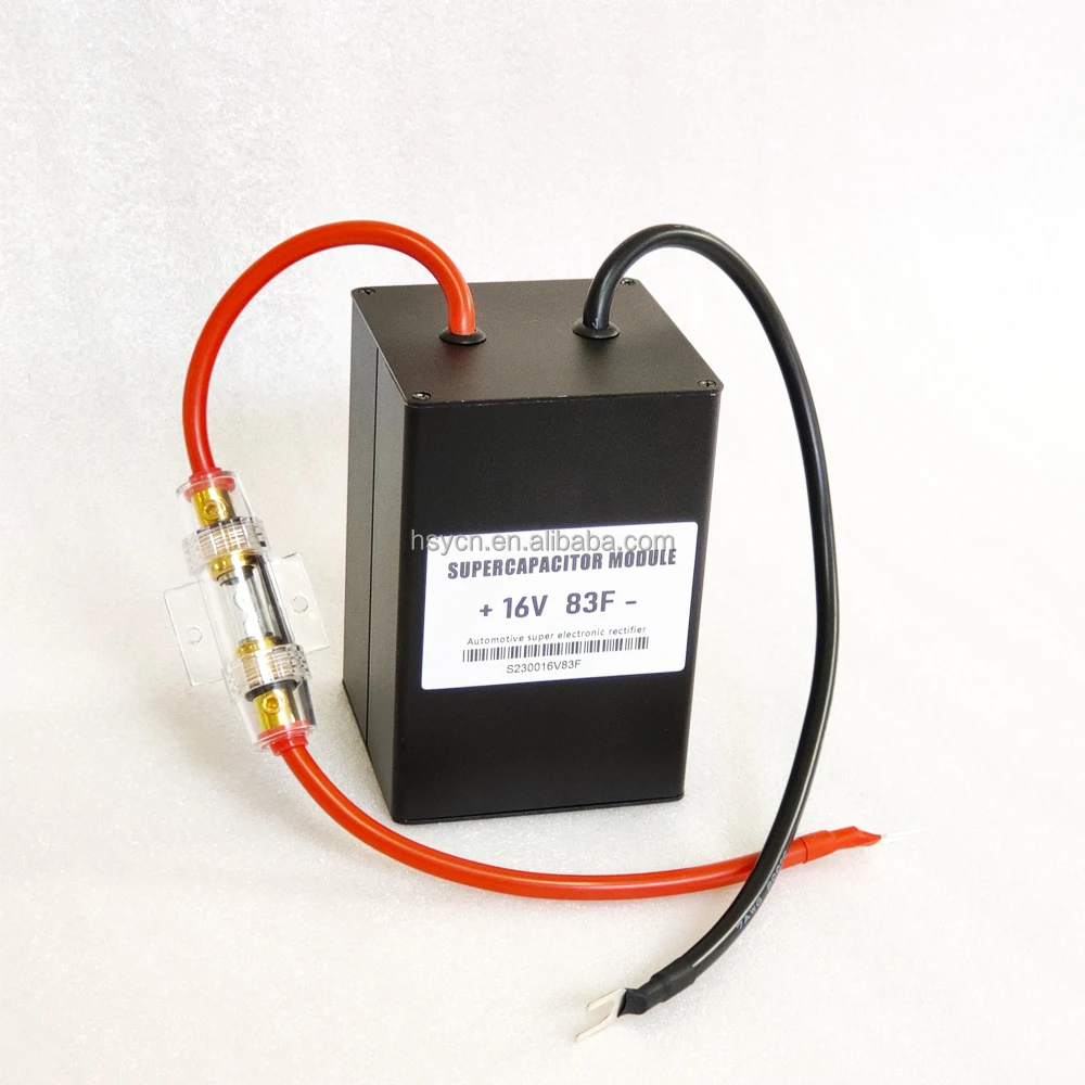 Automotive electronic rectifier Farad capacitor 16V 83F Voltage regulator protection battery power increase super capacitor