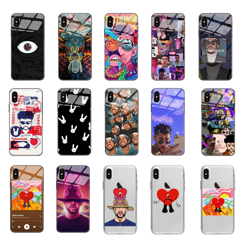 HUAMJ New Arrival Custom Girls Boy Cool Hip Hop Stainless Steel Bad Bunny Necklace