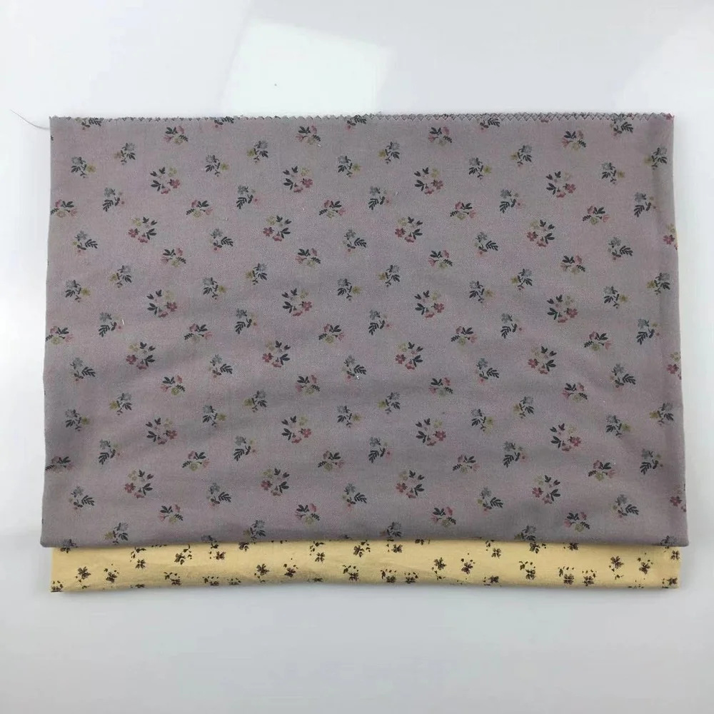 Russian Popular Cotton Woven Flannel Flora  Printed Fabric for  Long Flannel Shirt & Flannel Pajama Winter