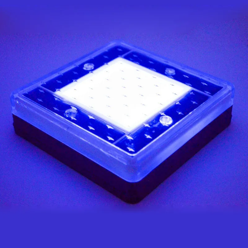 Waterproof IP65  6 LED Garden Landscape Solar Led Brick Lighting Brick Lighting for Pavers Solar LED Ground Light