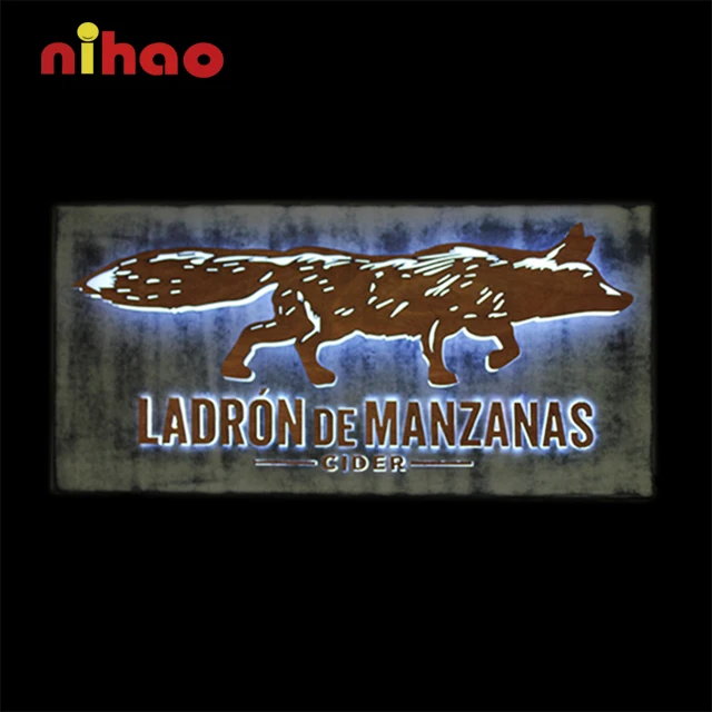 Индивидуальный CE ROHS NIHAO рекламный щит для магазинов для внутреннего и наружного продвижения бара