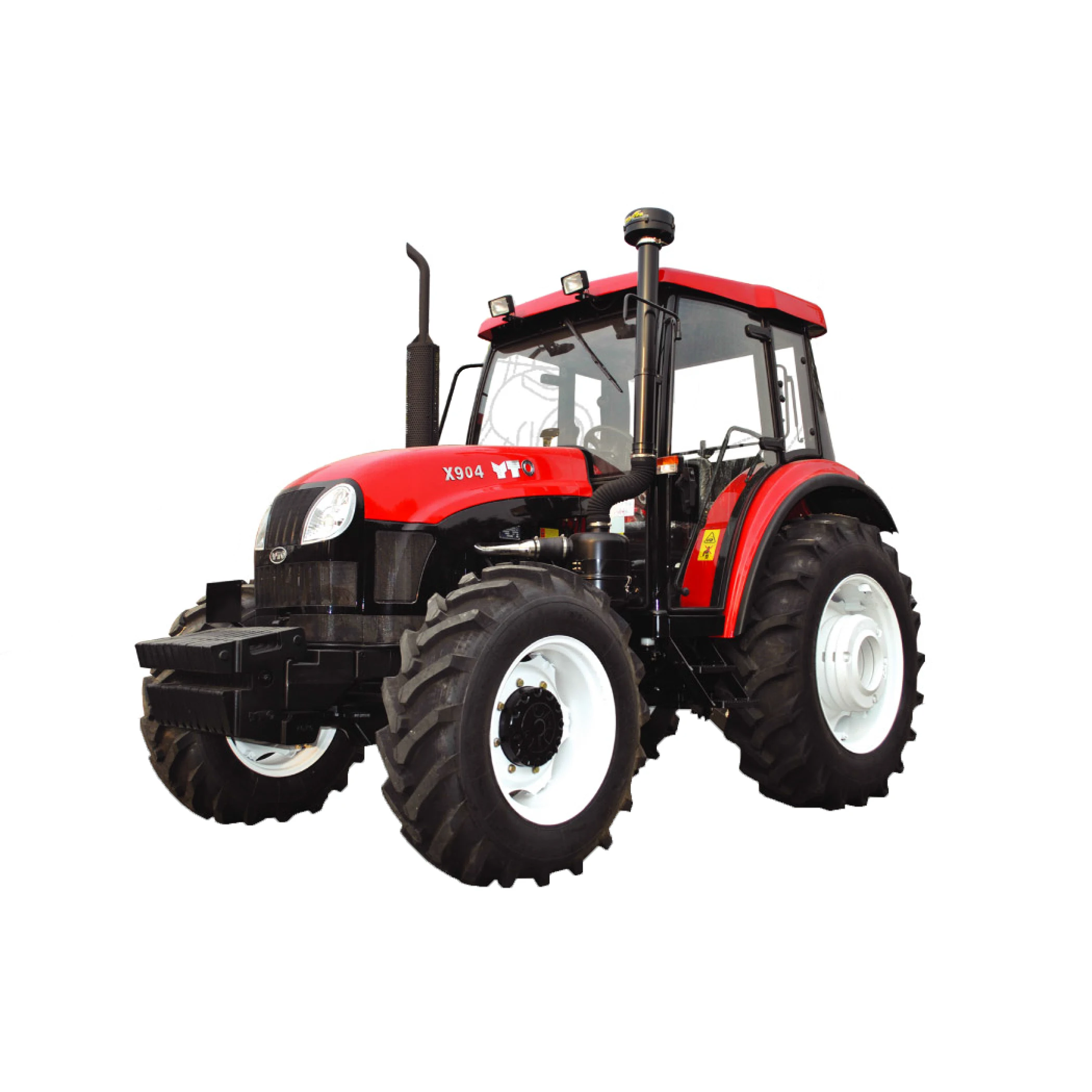Новый YTO X904 модель сельского хозяйства 4x4 90HP привод колеса 4wd фермерский трактор