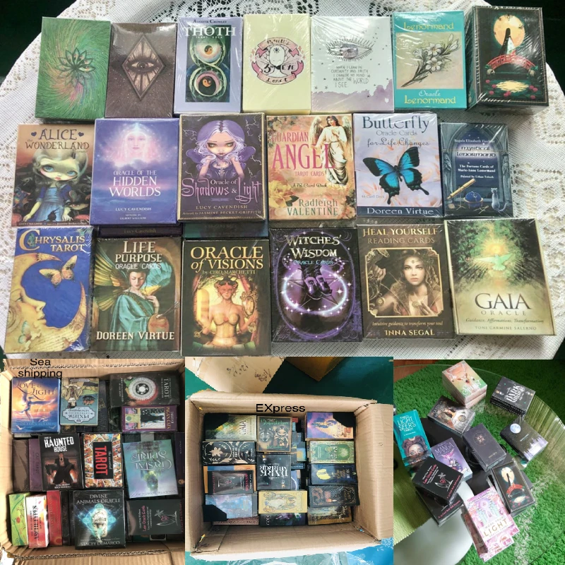 300 стилей настольная игра гадания карты Таро оптом колода с электронной