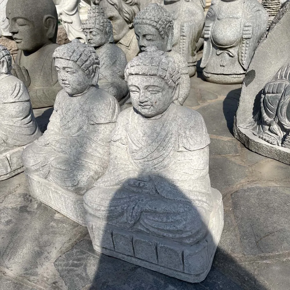 Custom Classic Design Figure Sculpture Granite Stone Buddha Statue