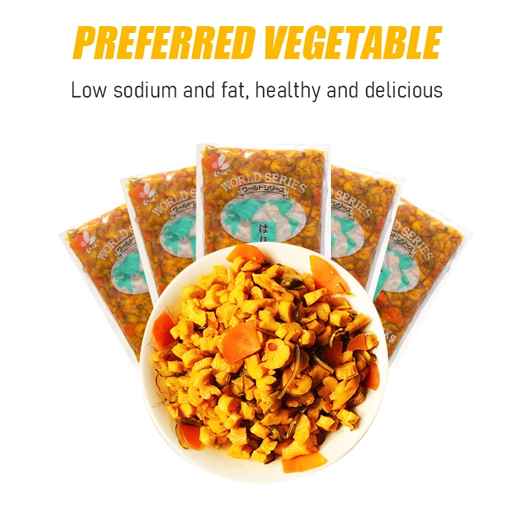 Korean Kimchi Delicious snack food export barrels of Korean kimchi radish pickled korean