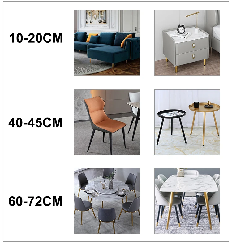 China Factory OEM Sofa Hardware Accessories Chair Component Oblique Cone Steel Bed Legs