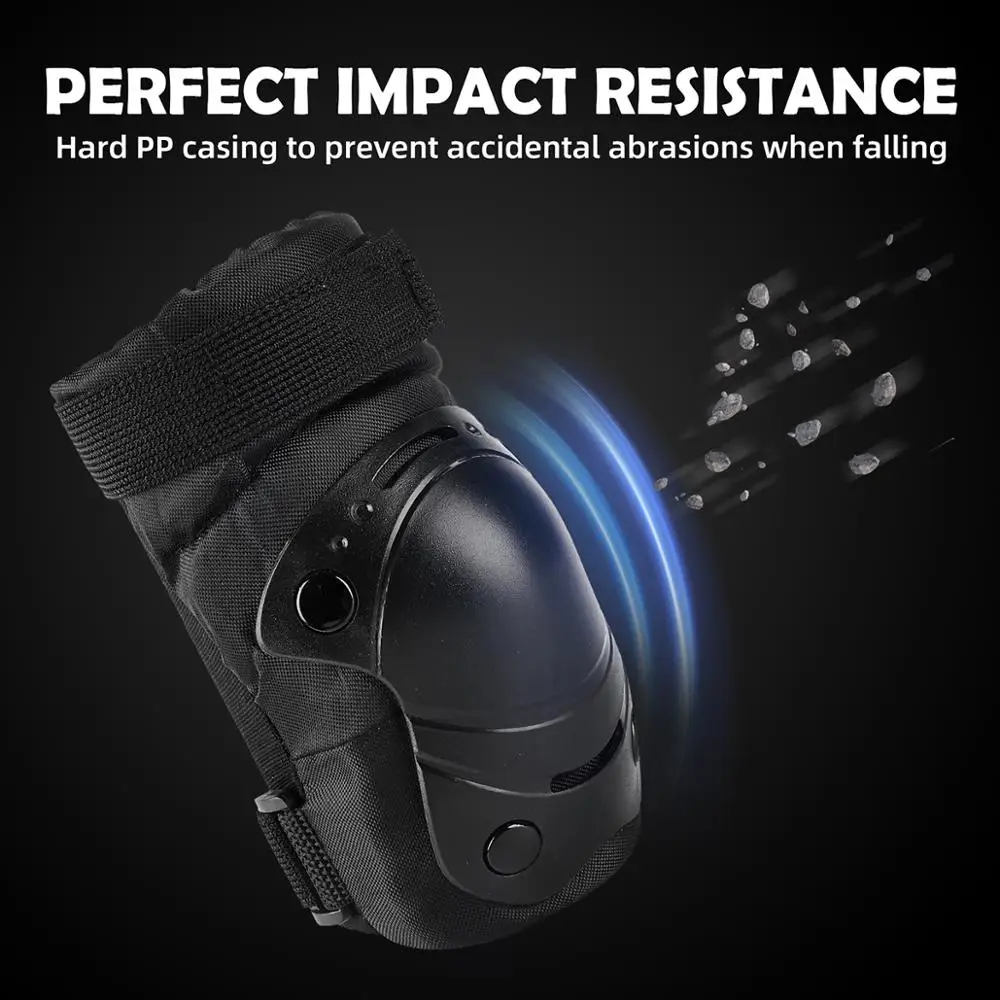 
Knee/Elbow Pads Wrist Guard For Roller Skate Football Sports Protective Gear Sports Safety Protector 