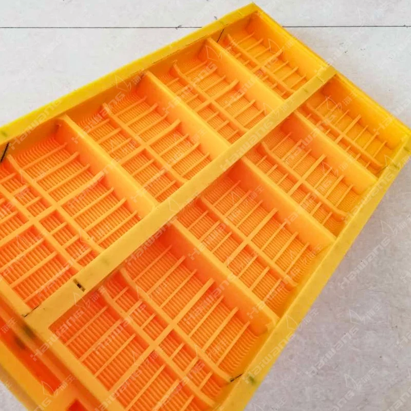 Dewatering Vibrating Screen polyurethane sieve plate / polyurethane mesh