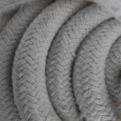 High Temperature Braided Ceramic Fiber Packing Rope for Gland Sealing