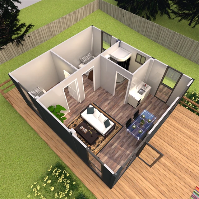 Container House Movable Prefabricated House for villa,office,public toilet Container House Movable Prefab House container home