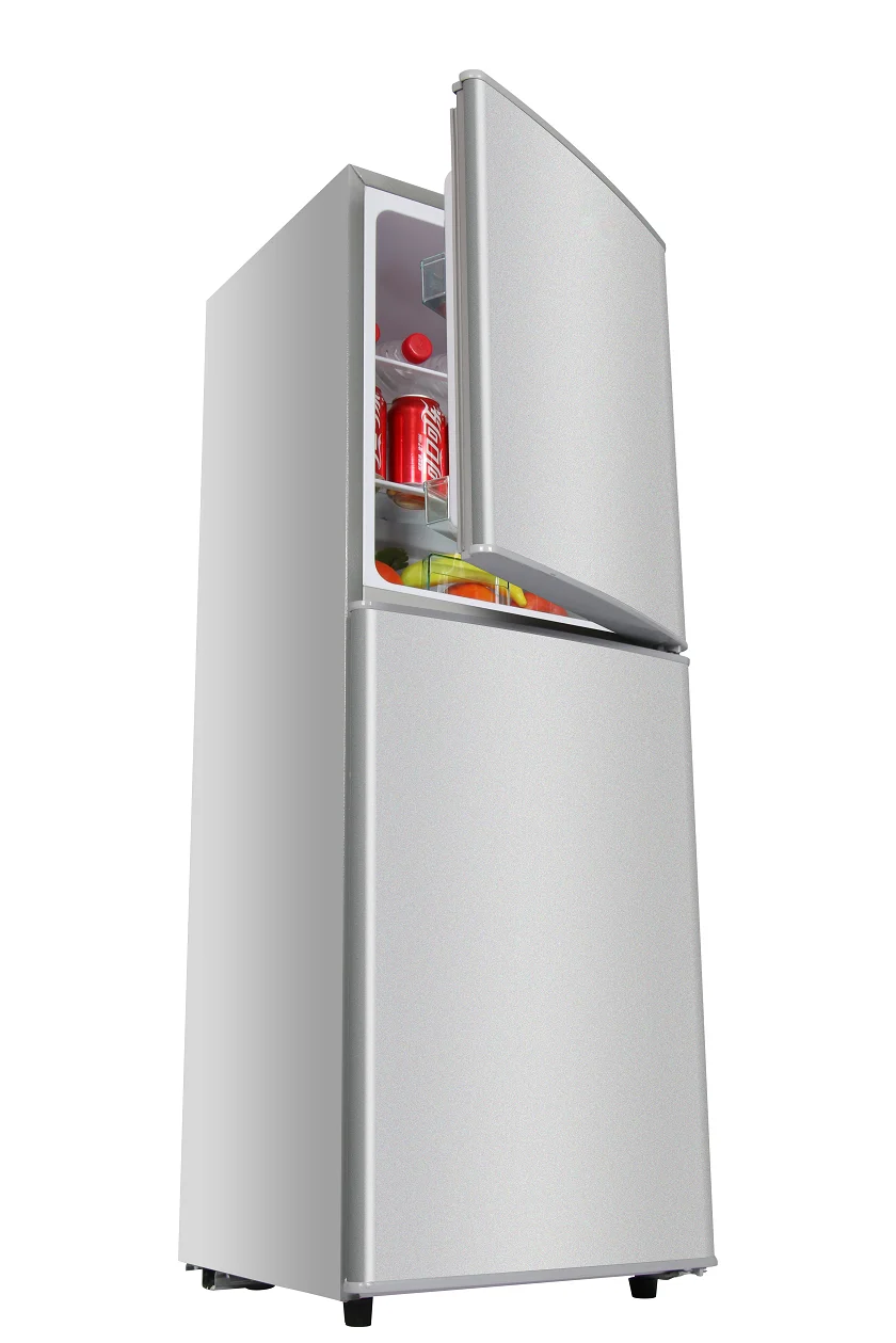 China hot selling 116L small fridge BCD-116W  refrigerate up and freezer down two doors refrigerator