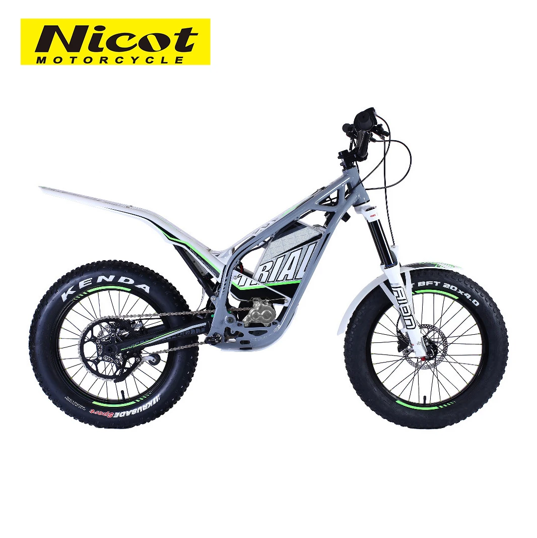 Nicot Electric Trial Bike 3000W Electric Motorcycle Stunts Motorcycle For Racer