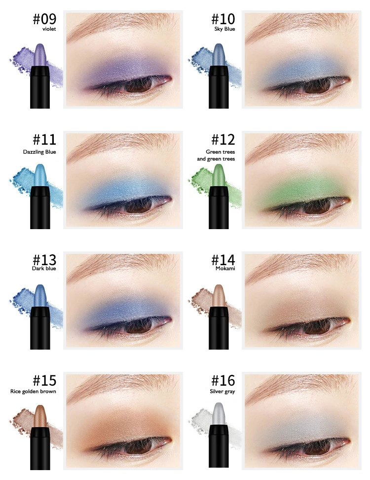 black tube The latest new products beauty makeup waterproof portable eye shadow stick highlighter eyeshadow pen