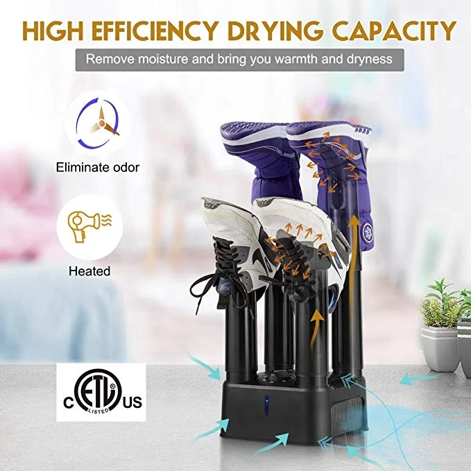 Quality 4 Detachable Air Duct Long Boots&Shoes Dryer