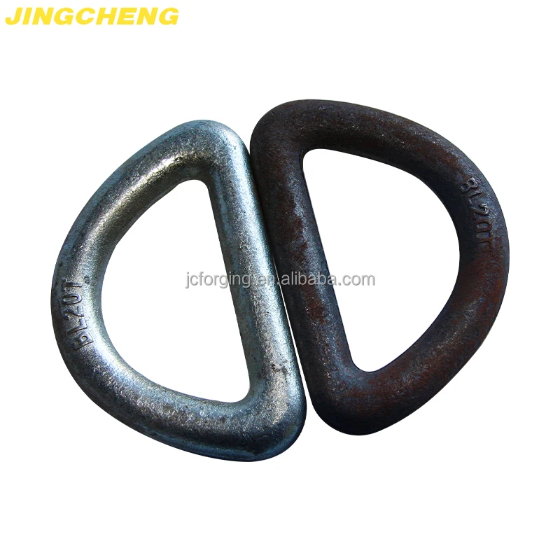 d ring metal Factory floor price Container Lashing Part Forged Steel D ring with Welded Clamp for Shipping ContainerD Ring