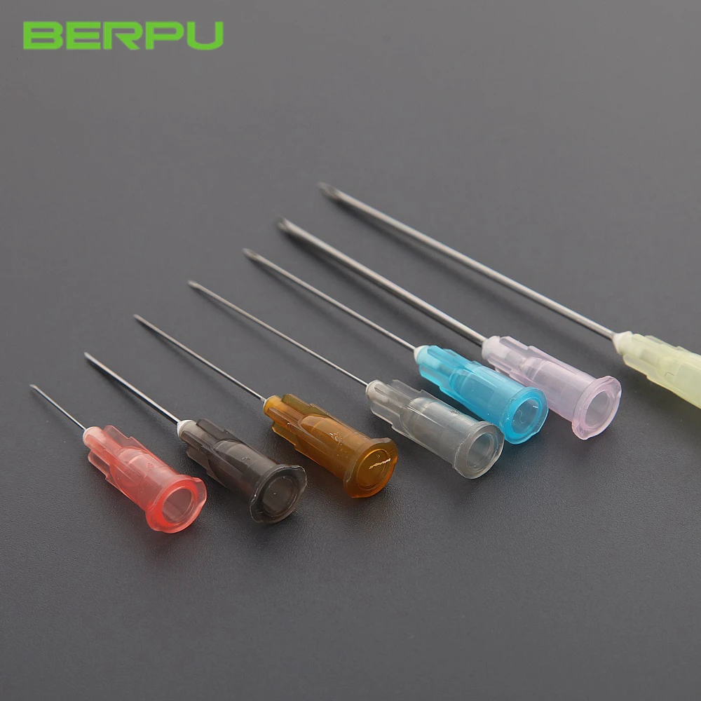 Factory Direct Supply Sterile Hypodermic Needle Extra Fine and Sharp Needles 21g 23g 25g 27g For Virtually Painless Injection