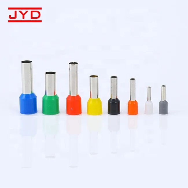 Трубчатая предварительно изолирующая Клемма, электрическая медная кабельная обувь, лопатка, предварительно изолированные втулки в медной клемме