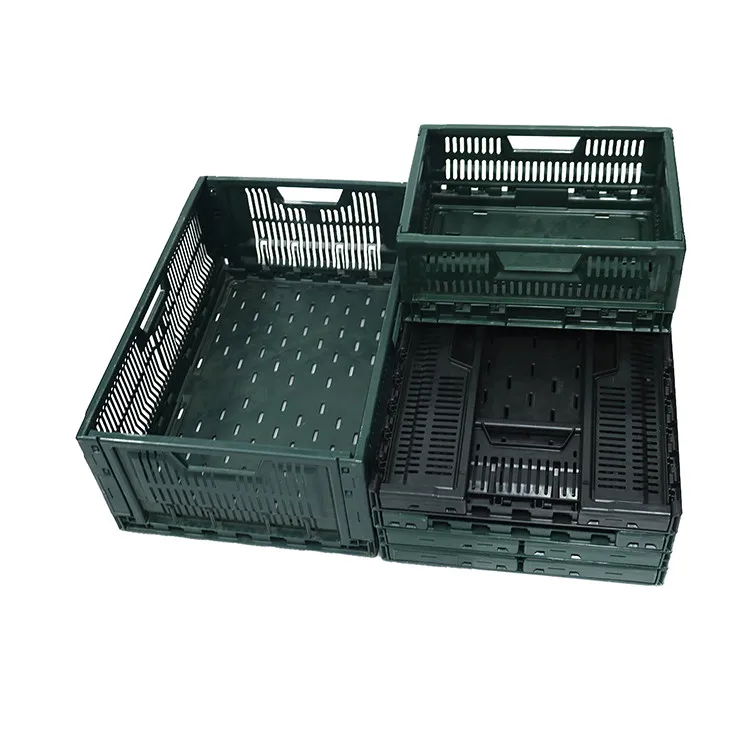 Best Quality Promotional Plastic Storage Basket Folding Picnic Vegetable Storage Basket