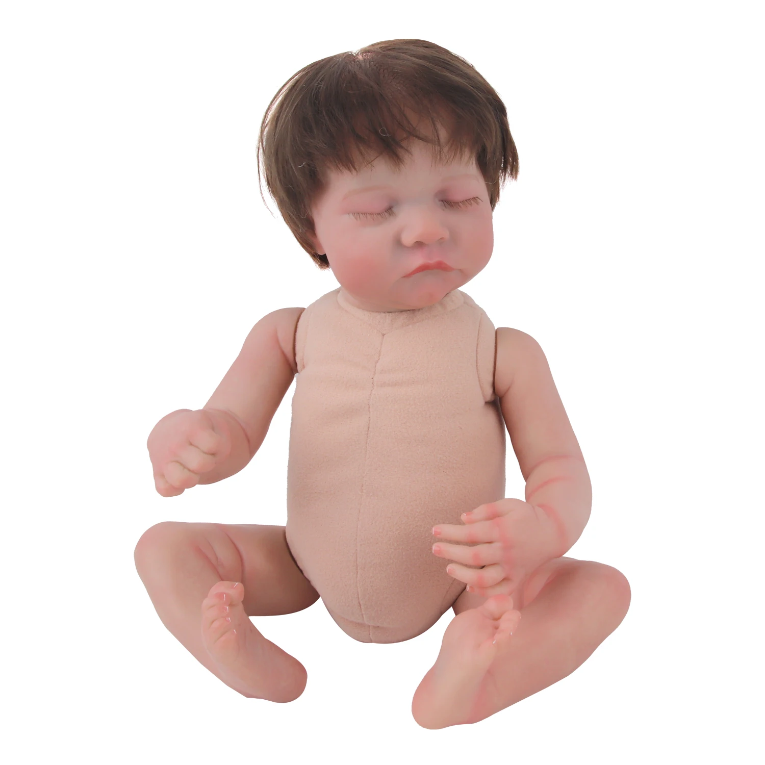 18 Inch Soft Vinyl Bebe Reborn Toddler Baby Doll Newborn Baby Kids Gift