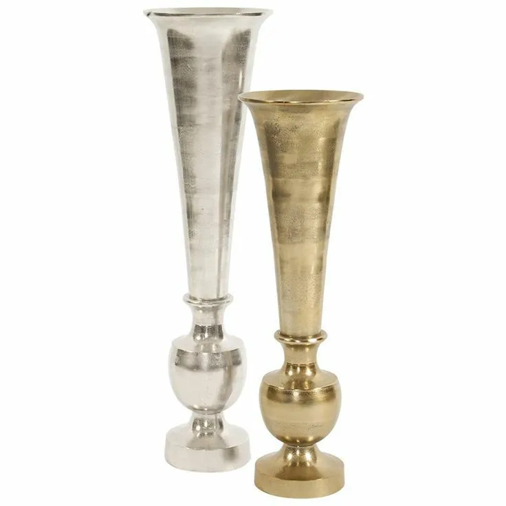 new Design and Modern wedding decoration accessories tabletop ornaments wedding decorative metal flower vase