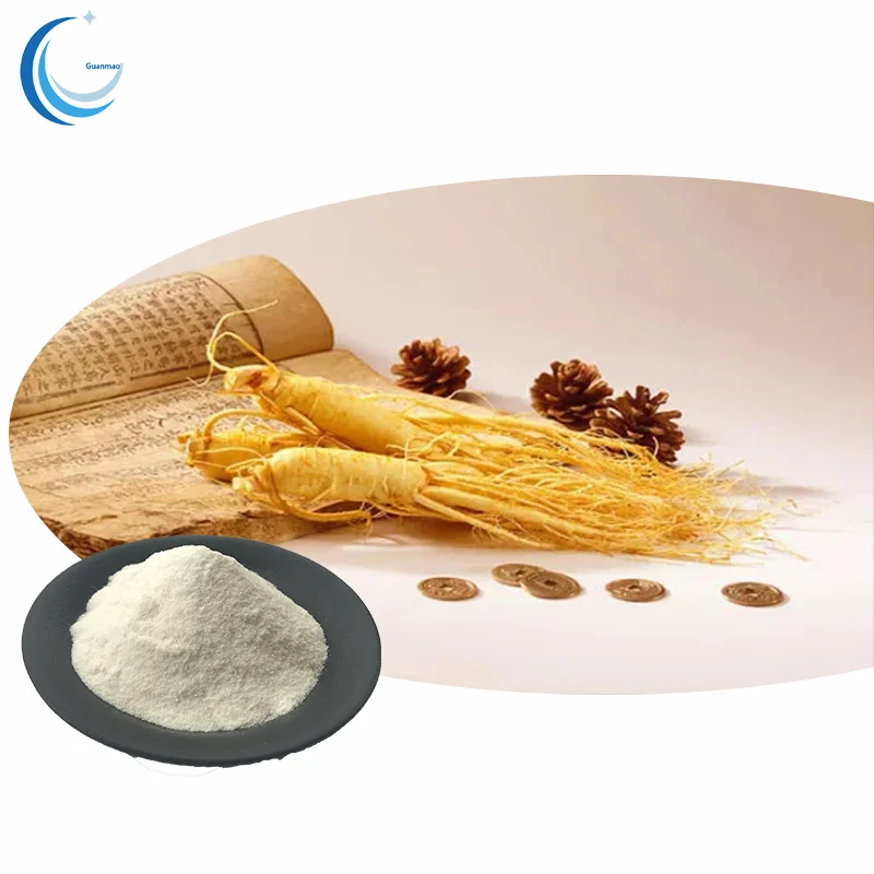 Ginsenoside 5%~80%  CAS 14197-60-5  Ginseng Root Extract   Ginseng Stem and Leaf Extract  Ginsenoside Powder