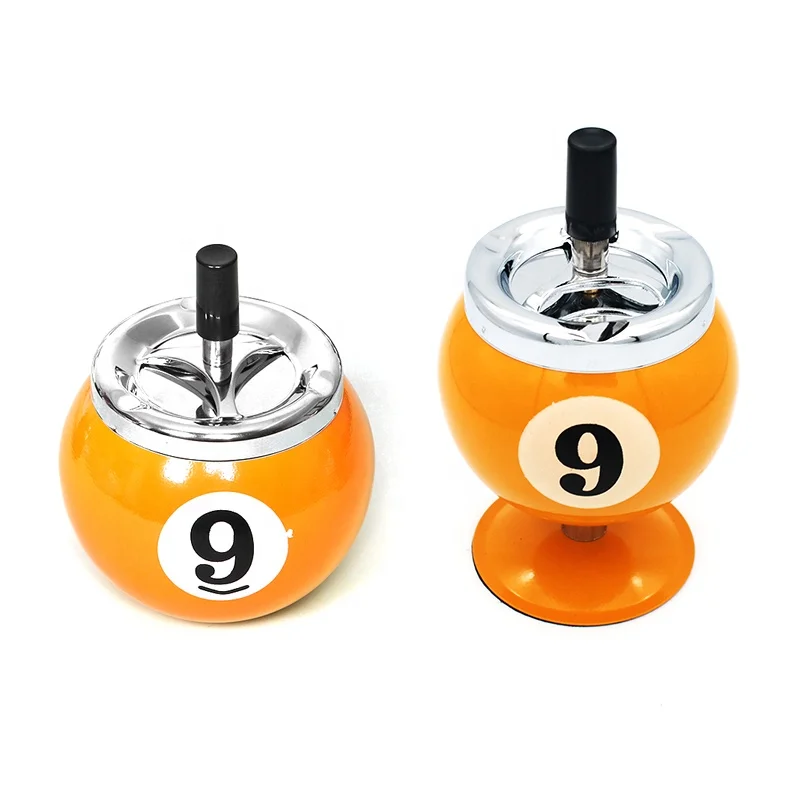 No. 9 Billiard Ball Shape Smoking Ashtray For Sale