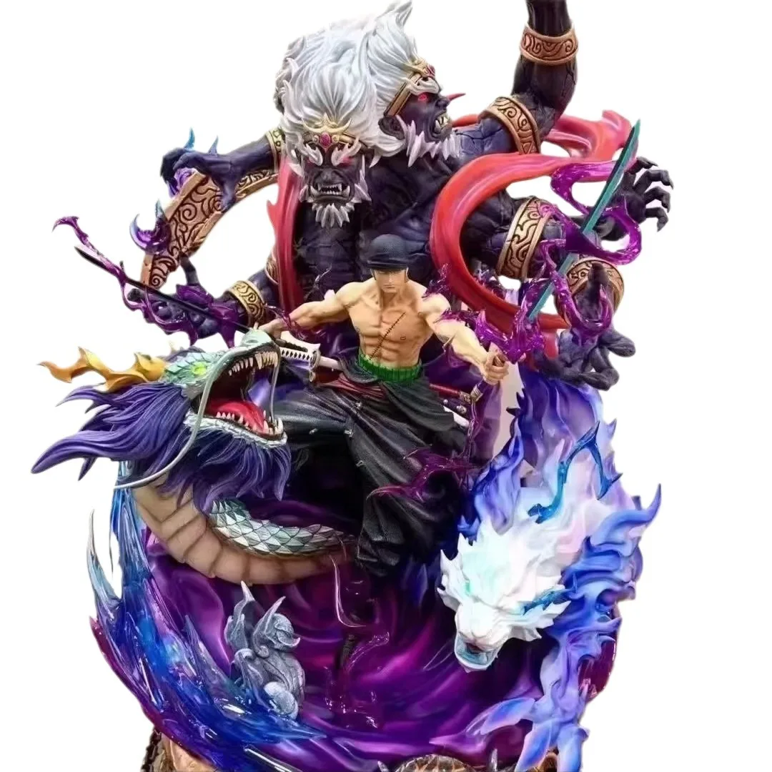 High Quality One Pieces Big Pvc 35cm Anime Figures Model Toys For Collection Hell Zoro Action Figure