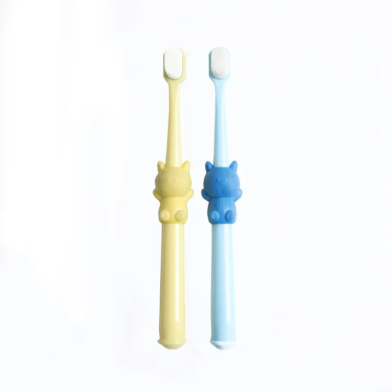 China Factory Custom logo 20000 Micro Nano Bristle Kids Baby Toothbrush