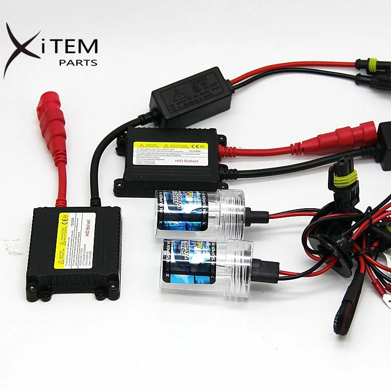 High quality 55W HID XENON HEADLIGHT KIT SLIM BALLAST DC light H7 H3 H4 H8 H9 H11