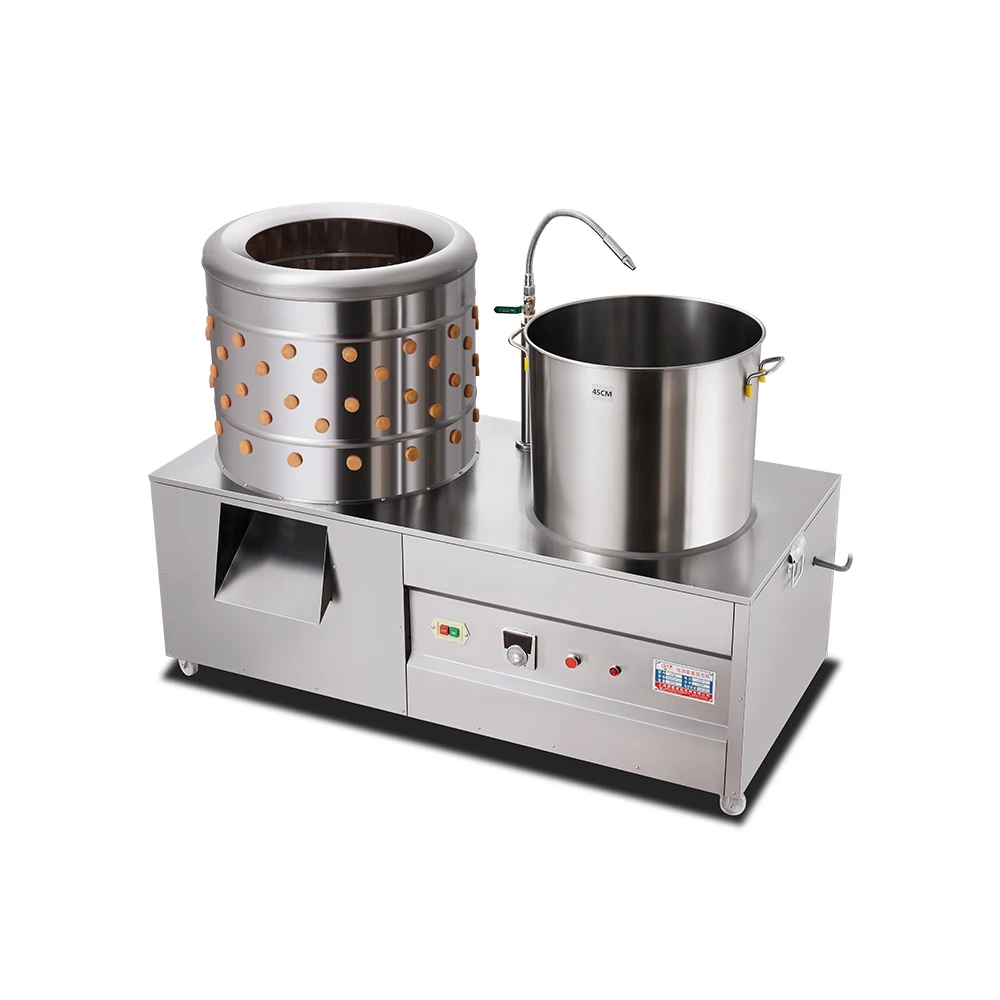 Poultry Plucker Finger Chicken and Duck Hair Removal Machine Commercial Chicken Poultry Plucker Feather Plucking For Sale