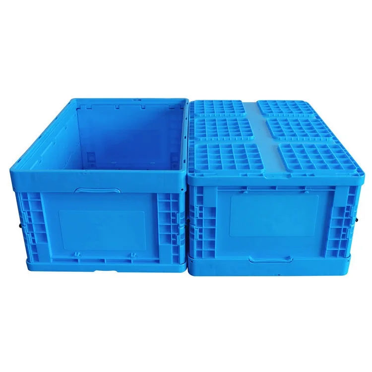 Uni-Silent Stackable Folding Crate Turnover Tote Logistic Collapsible Box Good Quality Vegetable Box LX533625C