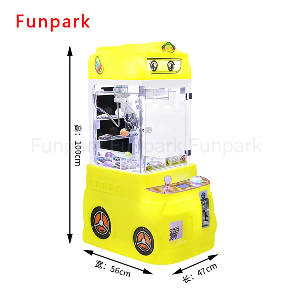 Funpark High-Quality 220V Mini Claw Crane Arcade Machine Coin Operated Plush & Metal Games for Amusement Game Center