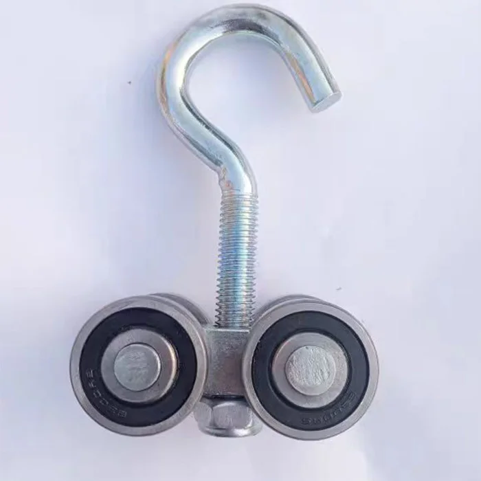 Heavy Duty Wheel Hanging Door System Hanging Door Roller With Hanging Rail