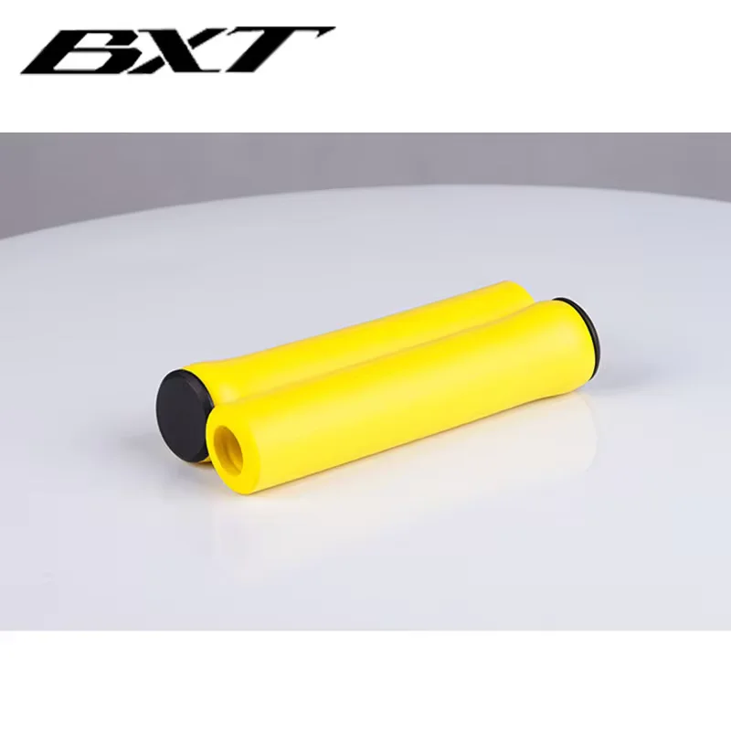 BXT MTB Soft Foam Silicone Handle Bar Grips Mountain Bike Multiple colors yellow red green orange blue black Handlebar Grips