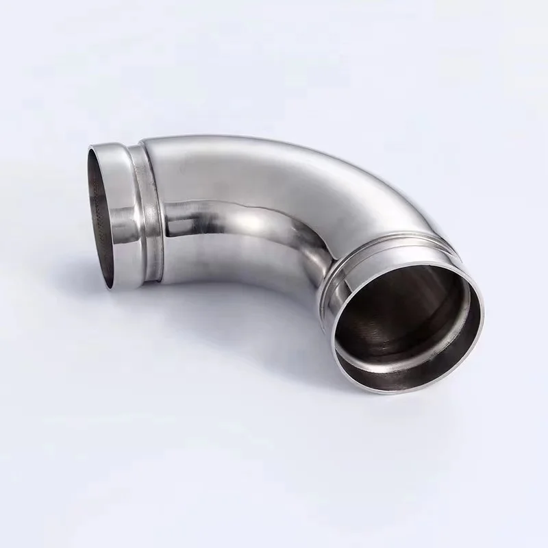 304 Stainless Steel 90° Elbow Groove Fittings for Water Supply & Drainage Pipes, Durable & Corrosion-Resistant