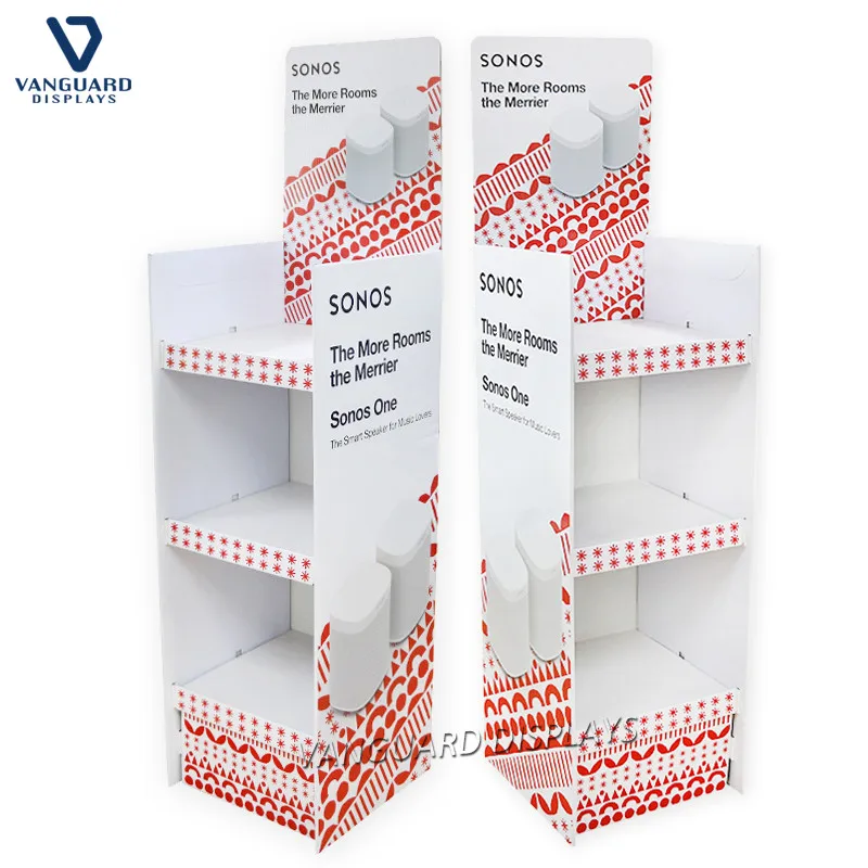 Shop Drink Candy Rack Cardboard Paper Food Stand Display Shelves For Retail Products