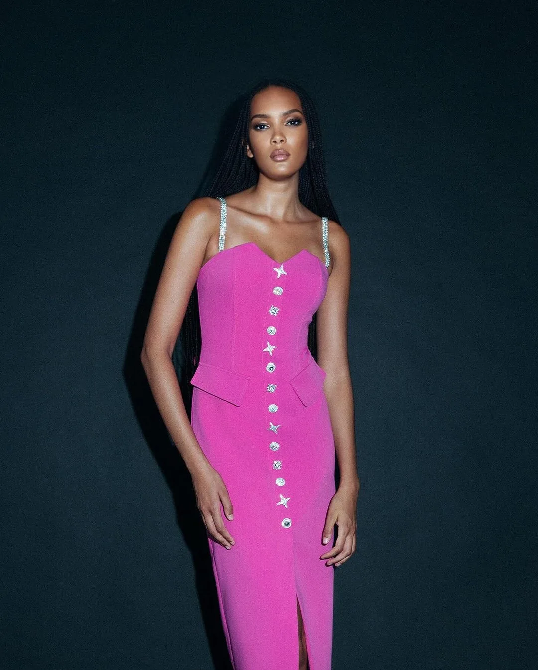 Fashion New Designer Beading Fashion Cocktail Birthday Celebrity Evening Party Runway Dress