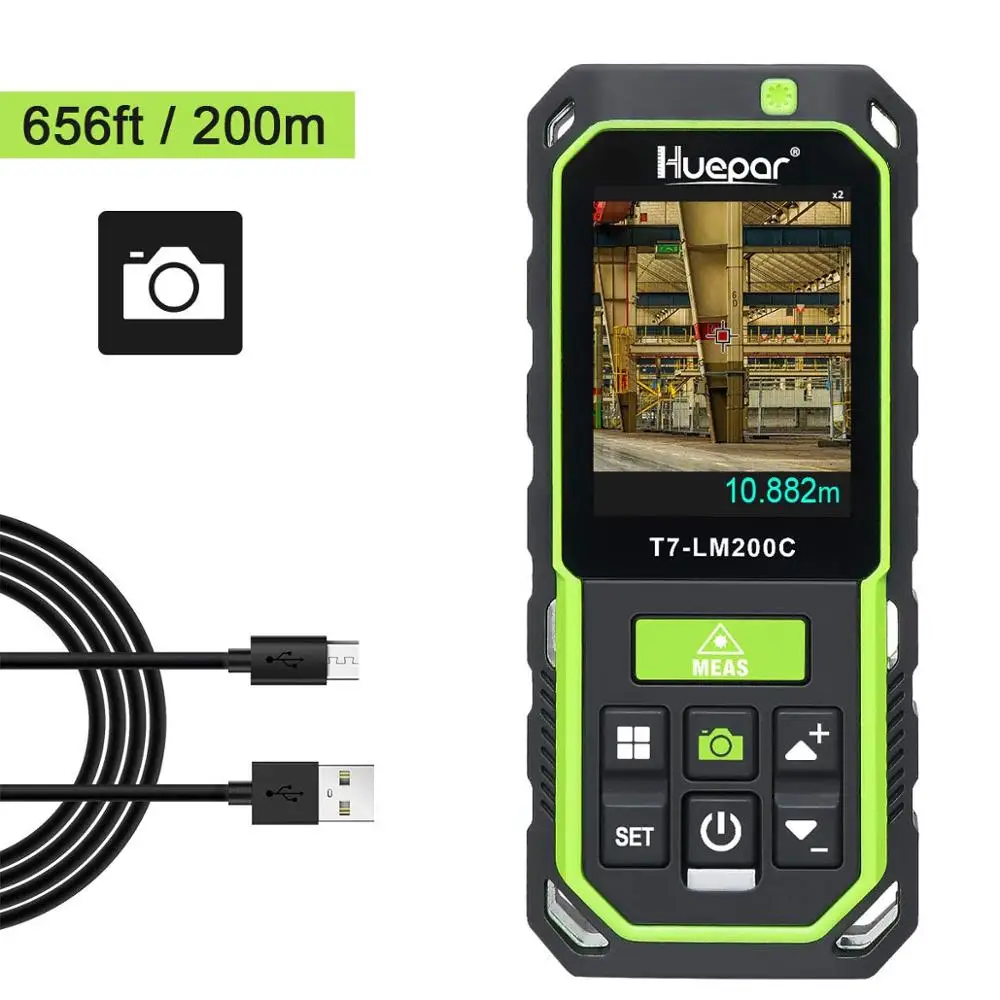  Huepar LM200C 200 м diastimeter камера лазерный модуль для измерения