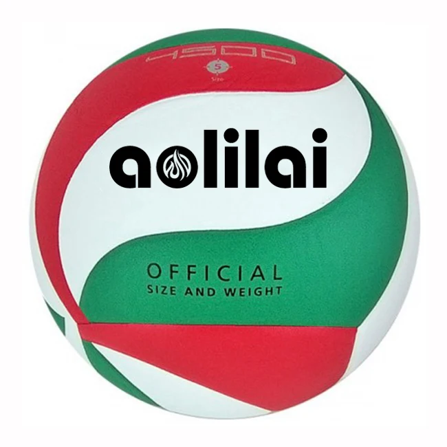  Voleibol оптом с фабрики под заказ Размер 5 мягкая пу фибровая ткань Крытый Aolilai4500 Волейбольный