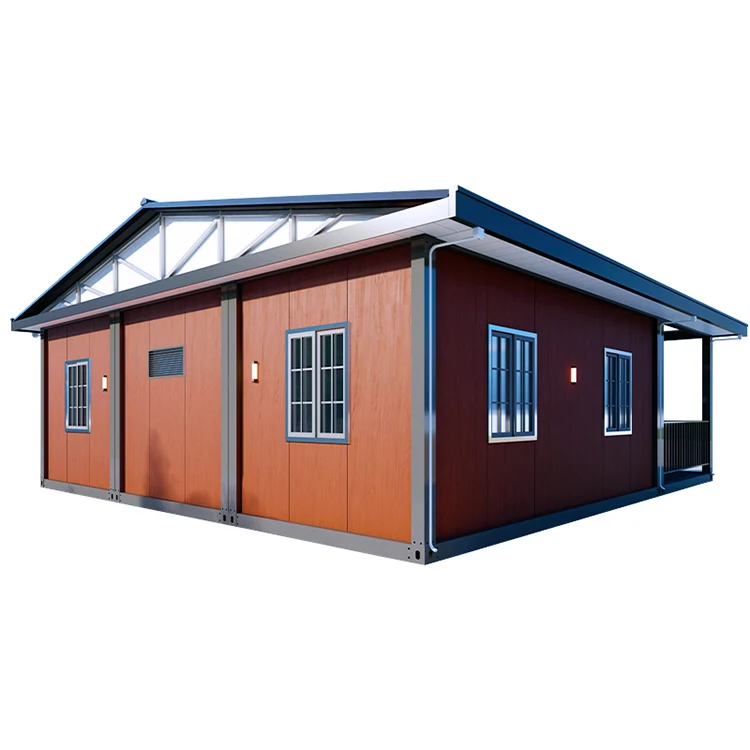 professional knock down high cube 20gp low cost prefab assemble flat pack container exhibition house for cheap sale thailand