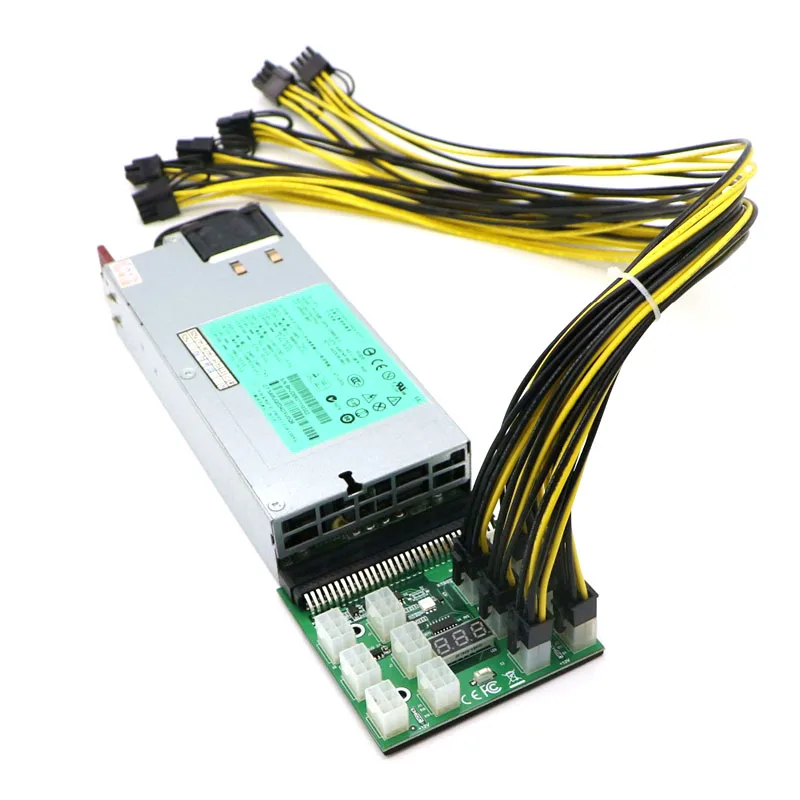  Высокое качество PCIE мужской 16awg GPU Кабель питания добыча 6 двойной 8 pin