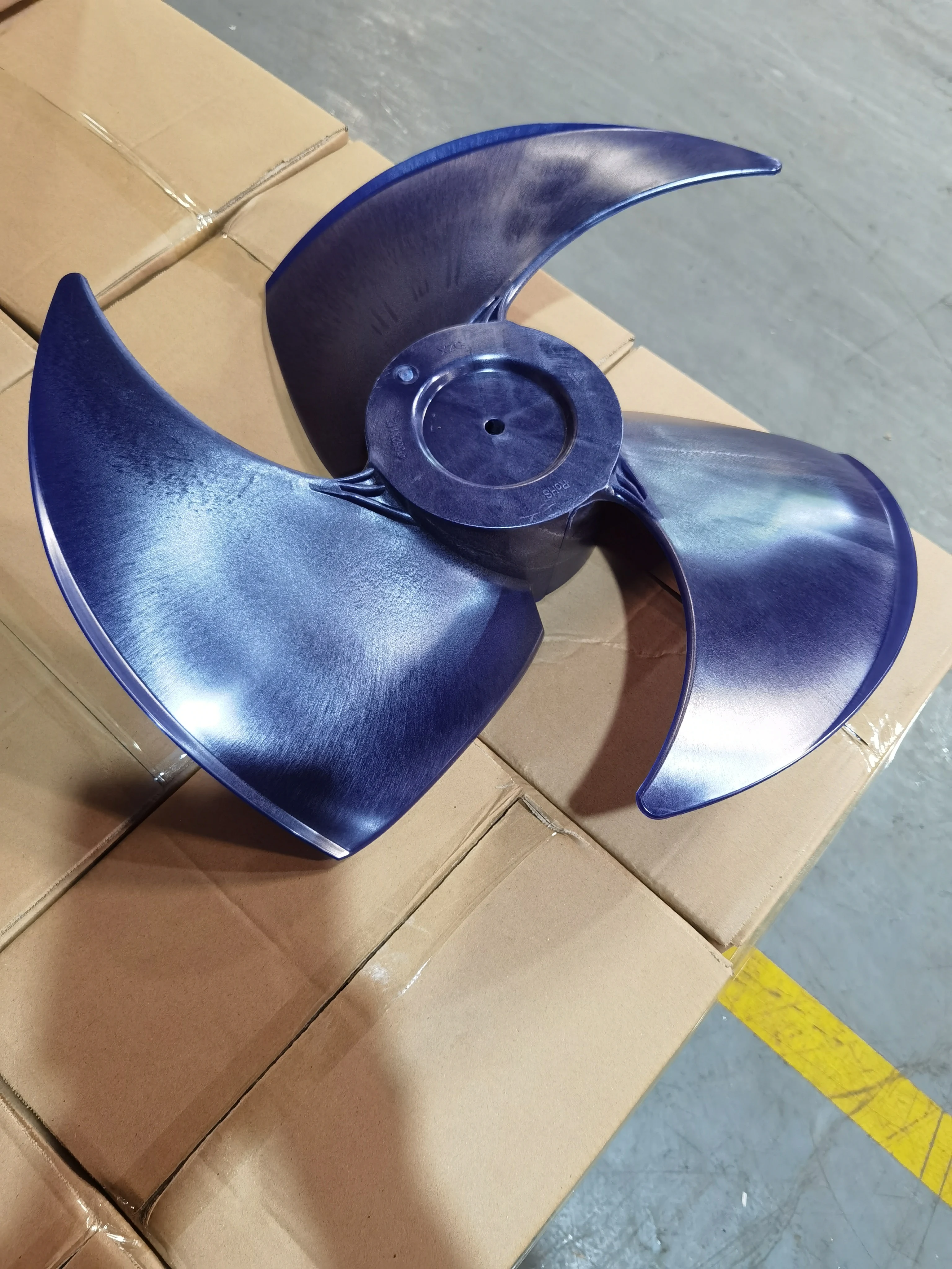 High Sale 496*496*150 3 Fan Blades Exhaust Fan ABS PP Axial Impeller