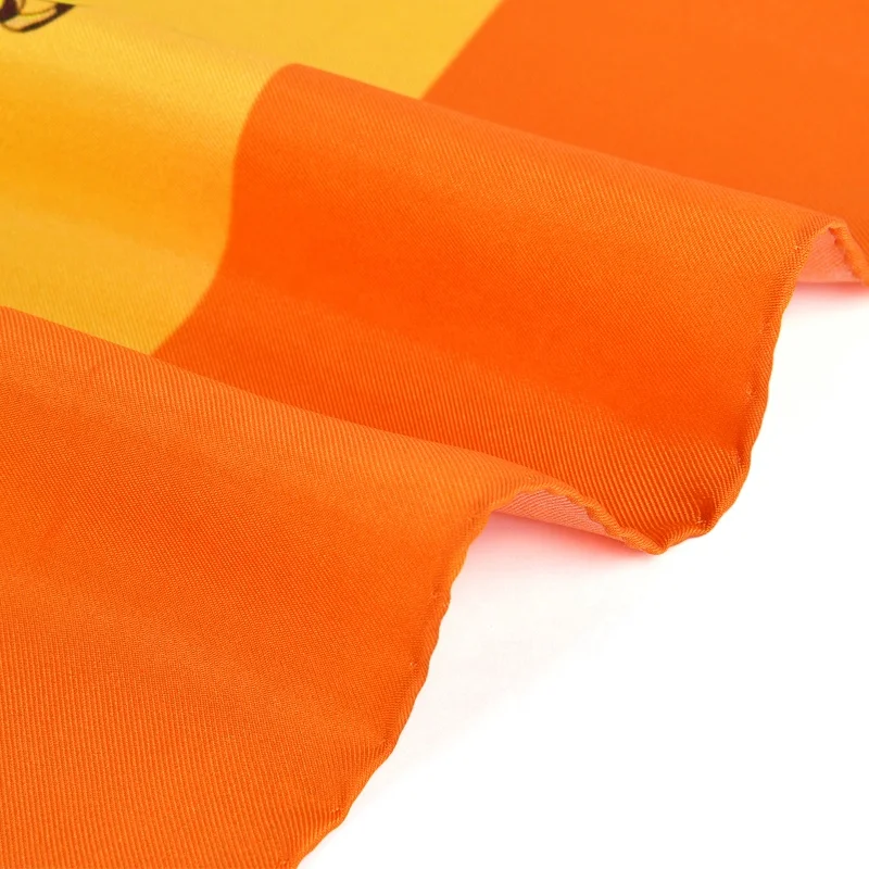 As Video Show Single Sided Printing Your Design Machine Hem 12 MM 100 Silk Scarf Silk Shawl